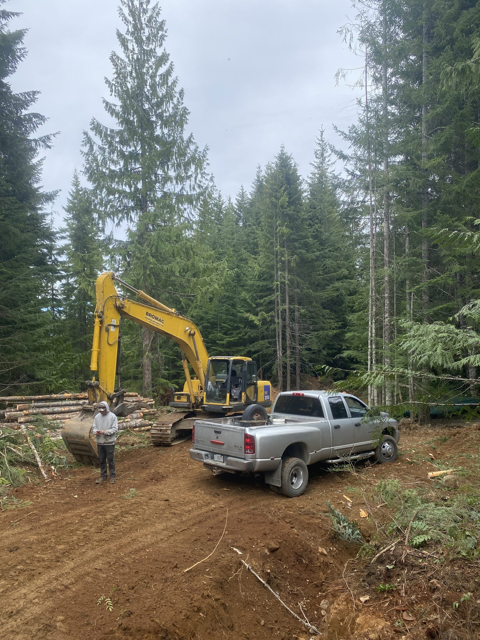 Road construction institute project Vancouver Island
