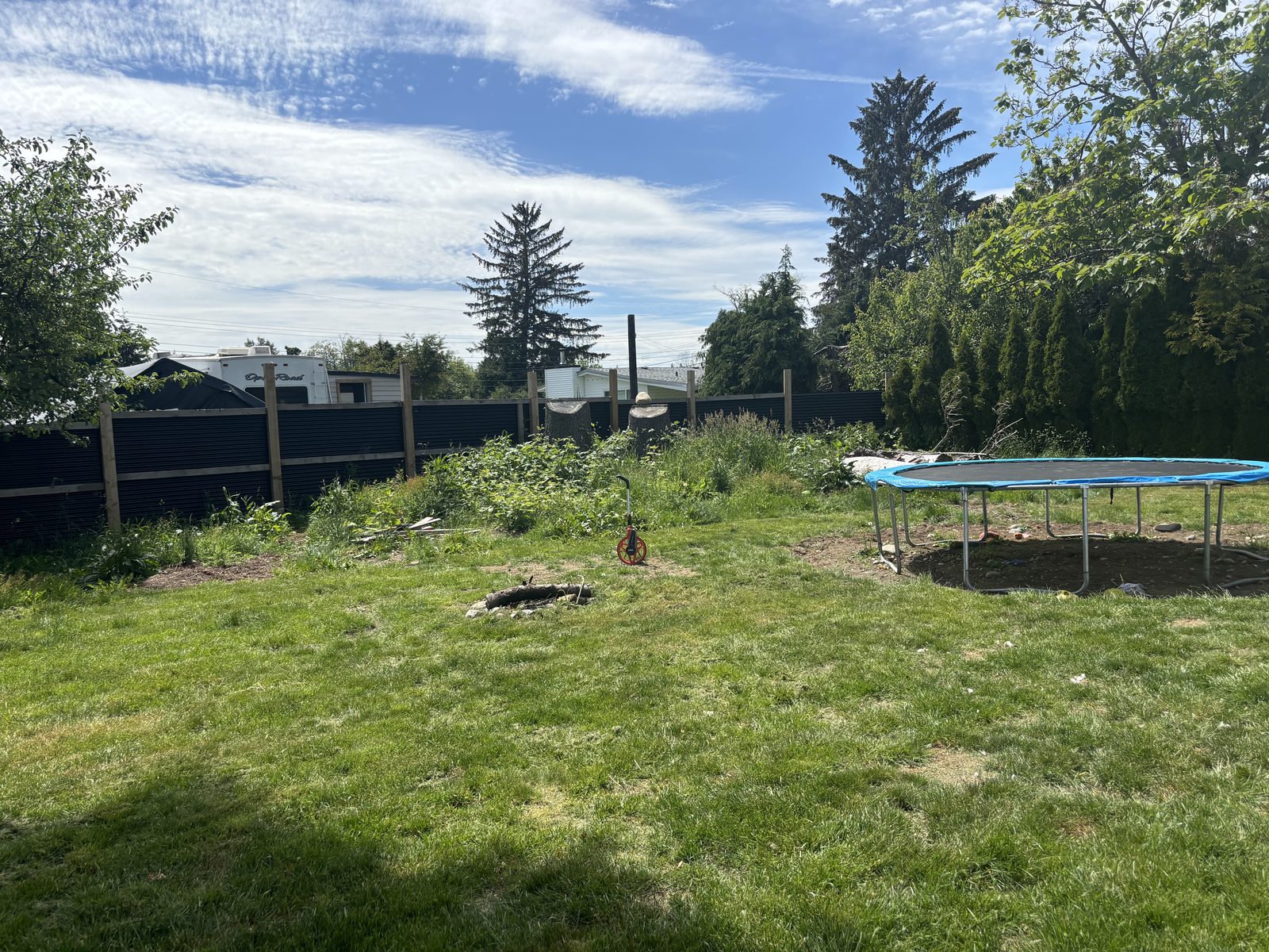 Stump removal land clearing Vancouver Island
